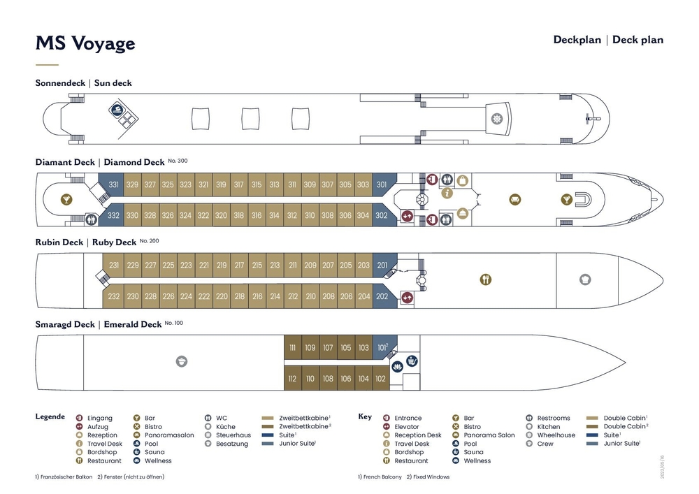Decksplan MS VIVA VOYAGE